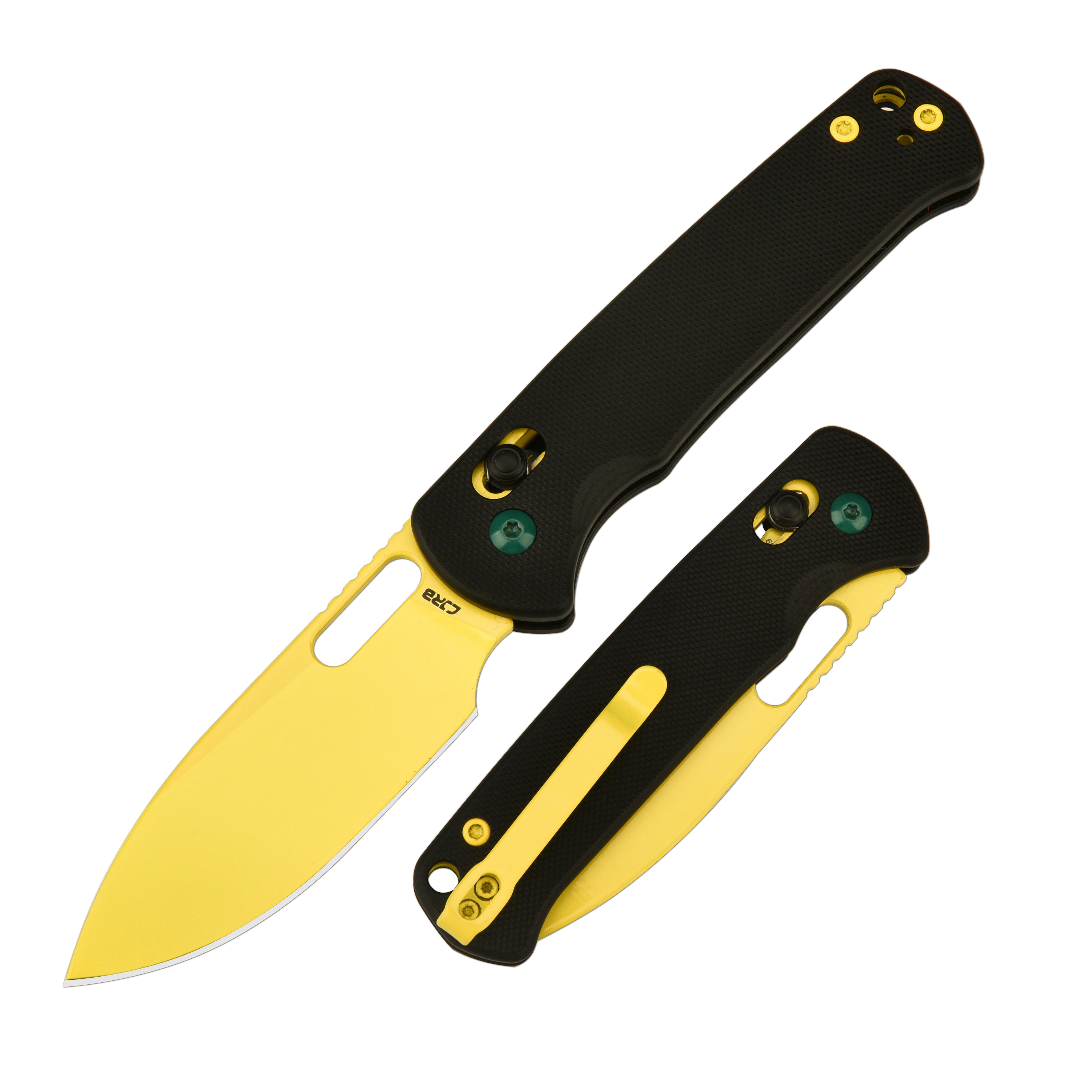 パイライトローズ専用ページ CJRB Pyrite-Light J1945 AR-RPM9 Steel Rose Gold Blade FRN