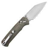 CJRB Hectare-Alt J1935A AR-SFII Steel Blade Micarta Handle Folding Knives