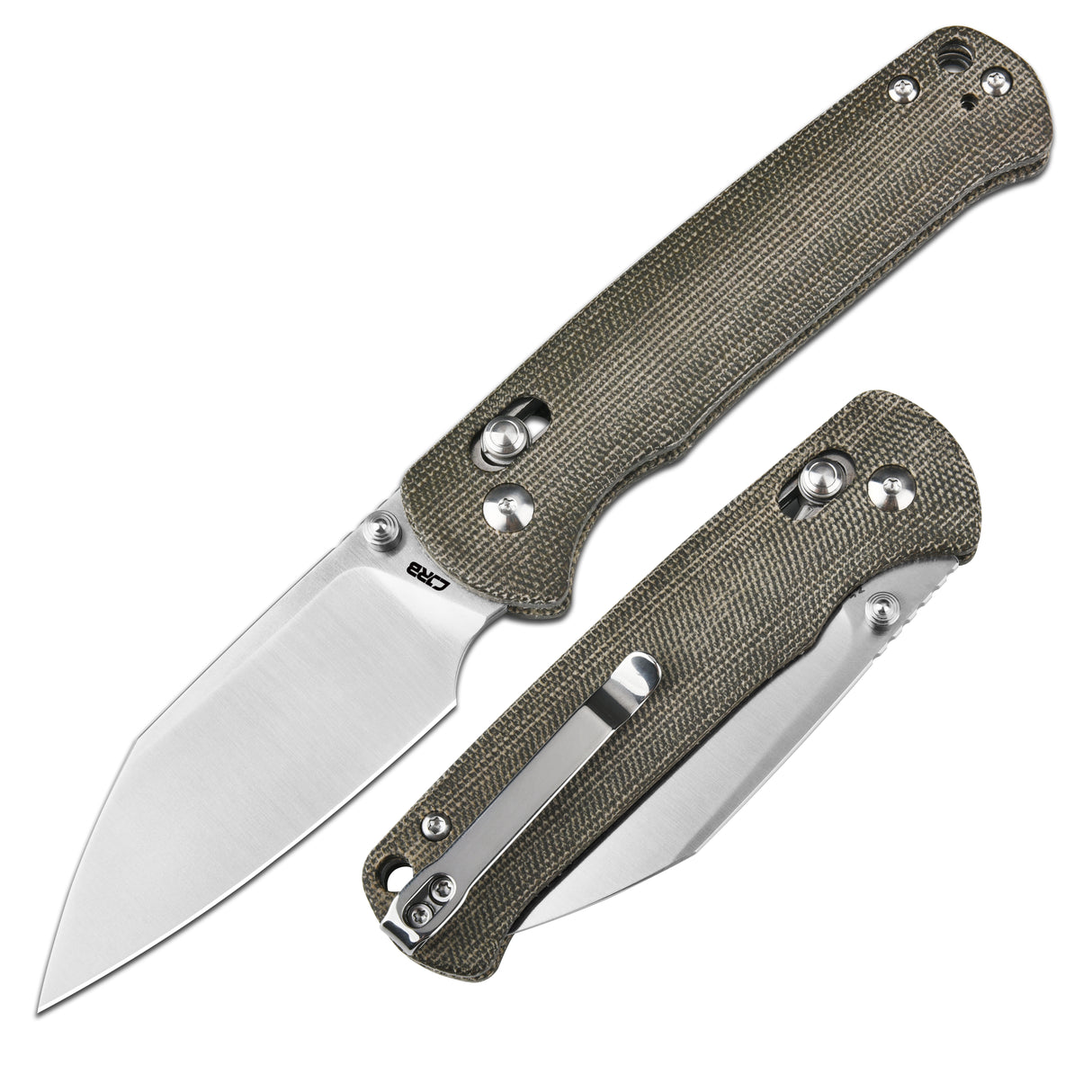 CJRB Hectare-Alt J1935A AR-SFII Steel Blade Micarta Handle Folding Knives