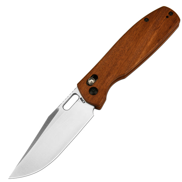 Cjrb Prado J1936 Ar-rpm9 Steel Blade Wood Handle Crossbar Lock Folding Knives - cjrb prado