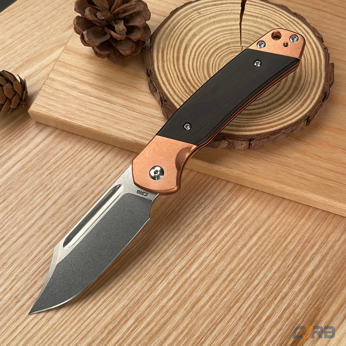 CJRB Bowie Pyrite J1942SJ AR-RPM9 BLADE FOLDING KNIVES(Prototype)