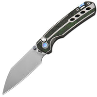 CJRB Interstellar Pyrite-Light J1945G S90V Blade Titanium and Fat Carbon Inlay Handle Folding Knives(Limited edition)