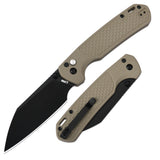 CJRB Large Pyrite-Light J1945L AR-RPM9 Steel Blade G10 Handle Folding Knives