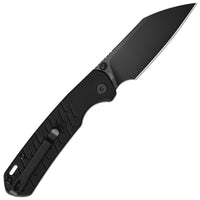 CJRB Pyrite-Light Thumb Stud & Top Liner Lock Folding Knife Black G10 Textured Handle (3.34'' AR-RPM9 Steel Black PVD Coating Blade) J1945X-BBK