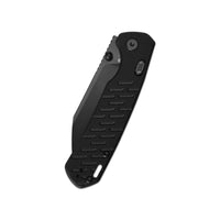 CJRB Pyrite-Light Thumb Stud & Top Liner Lock Folding Knife Black G10 Textured Handle (3.34'' AR-RPM9 Steel Black PVD Coating Blade) J1945X-BBK
