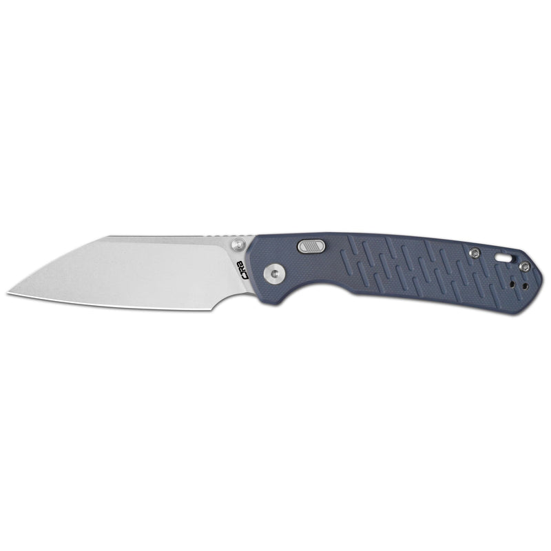 CJRB Pyrite-Light Thumb Stud & Top Liner Lock Folding Knife Blue G10 Textured Handle (3.34'' Stone Wash AR-RPM9 Steel Blade) J1945X-BU