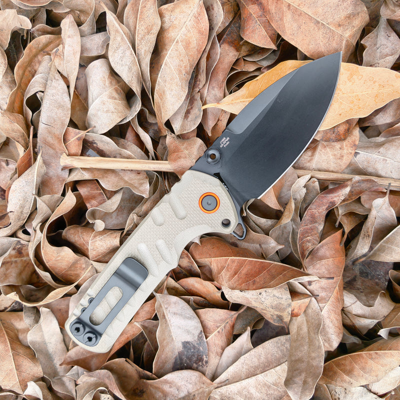 CJRB  Prototype Tundra J1966 AR-RPM9 Steel Blade G10 Handle Folding Knives