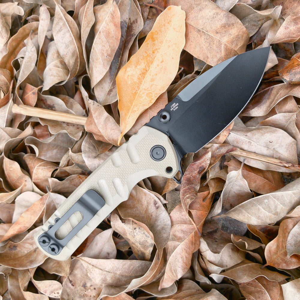 CJRB  Prototype Tundra J1966 AR-RPM9 Steel Blade G10 Handle Folding Knives