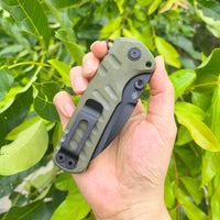 CJRB  Prototype Tundra J1966 AR-RPM9 Steel Blade G10 Handle Folding Knives