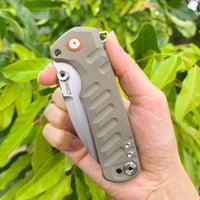 CJRB  Prototype Tundra J1966 AR-RPM9 Steel Blade G10 Handle Folding Knives