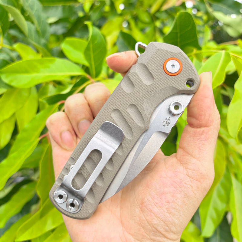 CJRB  Prototype Tundra J1966 AR-RPM9 Steel Blade G10 Handle Folding Knives