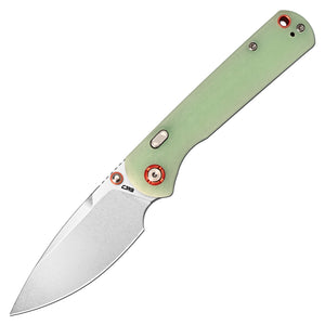 CJRB Latitude Thumb Stud & Top Liner Lock EDC Knife G10(Glow In the Dark) Handle(3.47'' AR-RPM9 Steel Stone Wash Blade) J1975-GD (Exclusive)