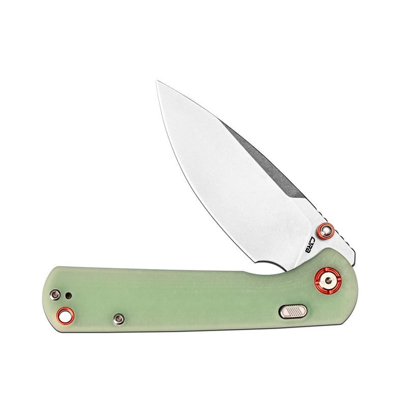 CJRB Latitude Thumb Stud & Top Liner Lock EDC Knife G10(Glow In the Dark) Handle(3.47'' AR-RPM9 Steel Stone Wash Blade) J1975-GD (Exclusive)