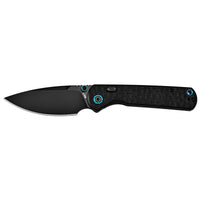 CJRB Latitude Thumb Stud & Top Liner Lock EDC Knife G10(3D-Textured) Handle(3.47'' AR-RPM9 Steel Black PVD Blade) J1975-NBK (Exclusive)