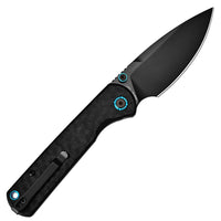 CJRB Latitude Thumb Stud & Top Liner Lock EDC Knife G10(3D-Textured) Handle(3.47'' AR-RPM9 Steel Black PVD Blade) J1975-NBK (Exclusive)