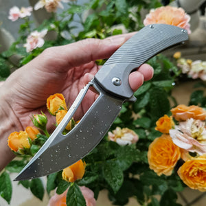 Artisancutlery Banjaara Prototype Atz-1868g S90v Blade Titanium Handle Folding Knives - artisancutlery banjaara