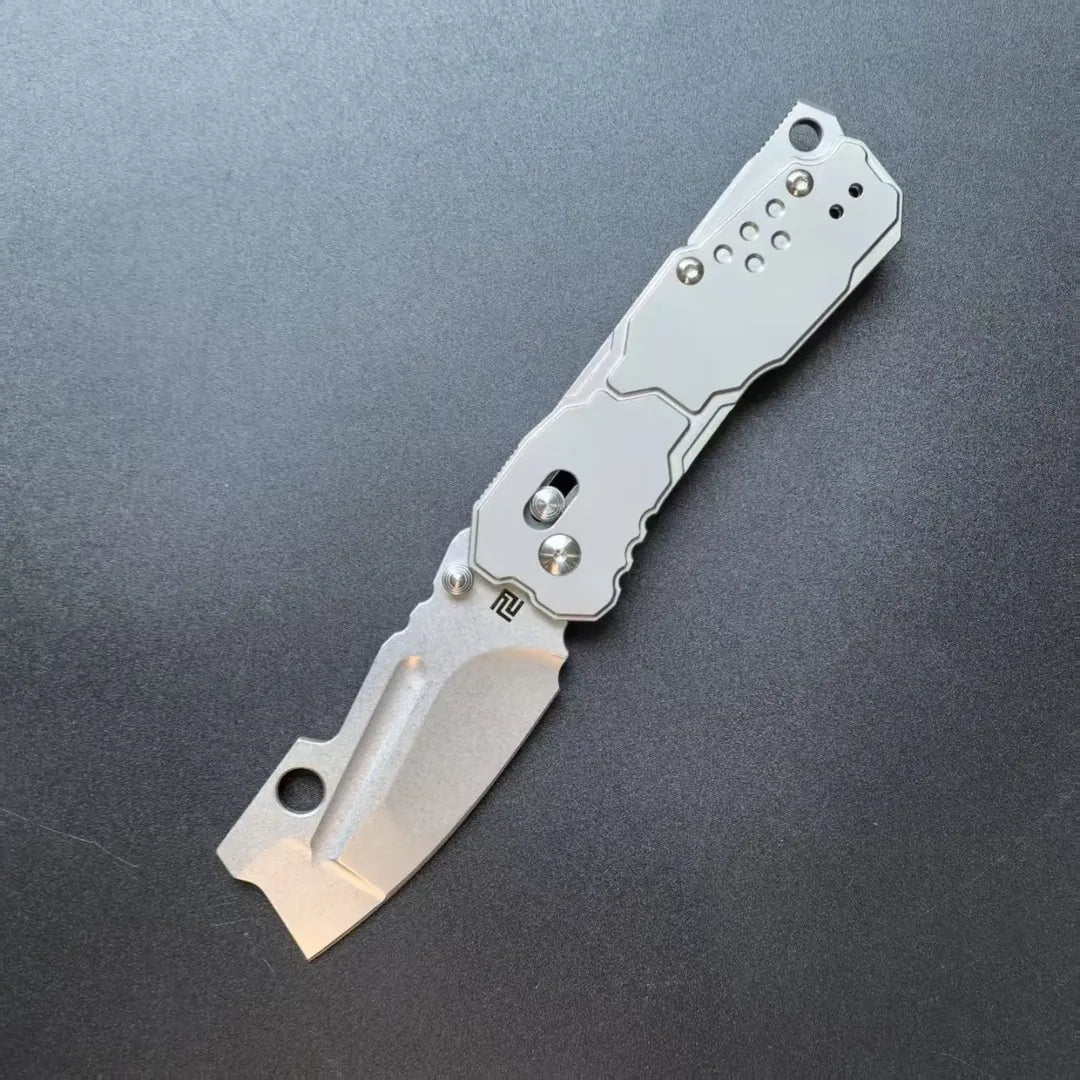 ArtisanCutlery Butcherling ATZ-1881 Titanium Handle Folding Knives