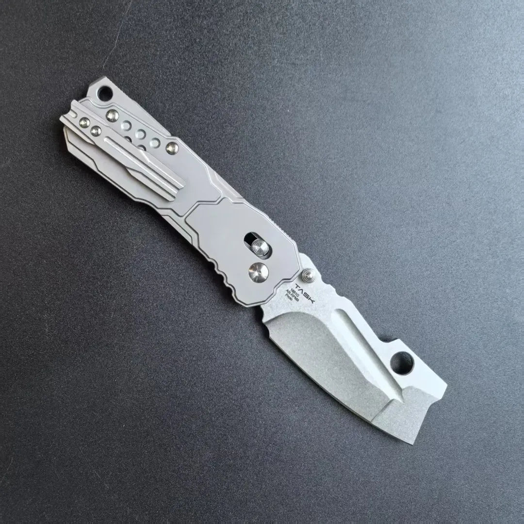 ArtisanCutlery Butcherling ATZ-1881 Titanium Handle Folding Knives