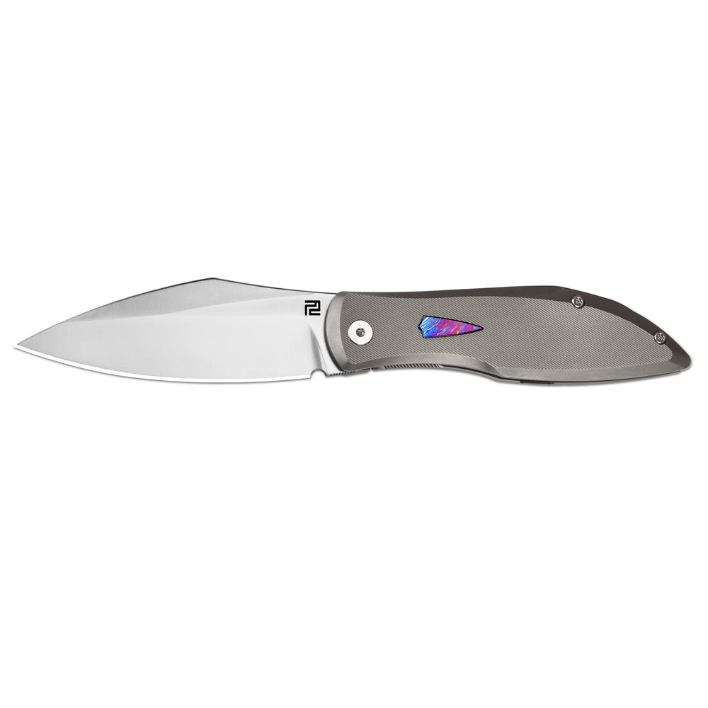 ArtisanCutlery Weyden ATZ-1859G S90V Blade Titanium Handle Folding Knives