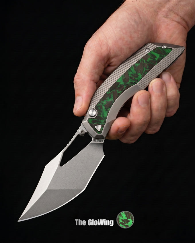 Building the Dark Wing | The GloWing | Gray Ti with an Atomic touch of GITD Carbon Fiber