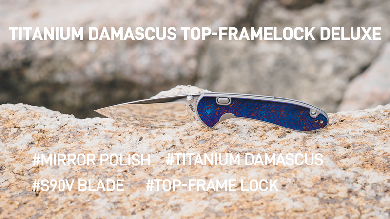 Building the Feldspar: Titanium Damascus Top-Framelock Deluxe