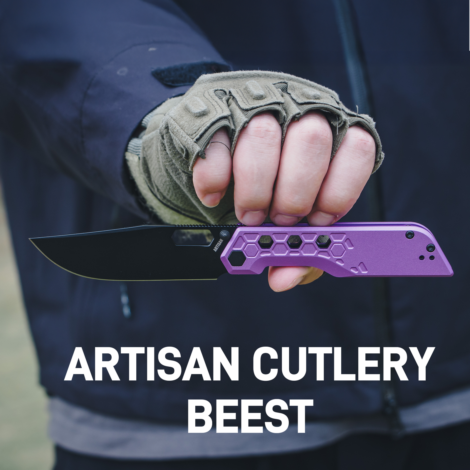 Artisan Cutlery Beest ATZ-1878P AR-RPM9 Blade Aluminum Handle Folding Knives