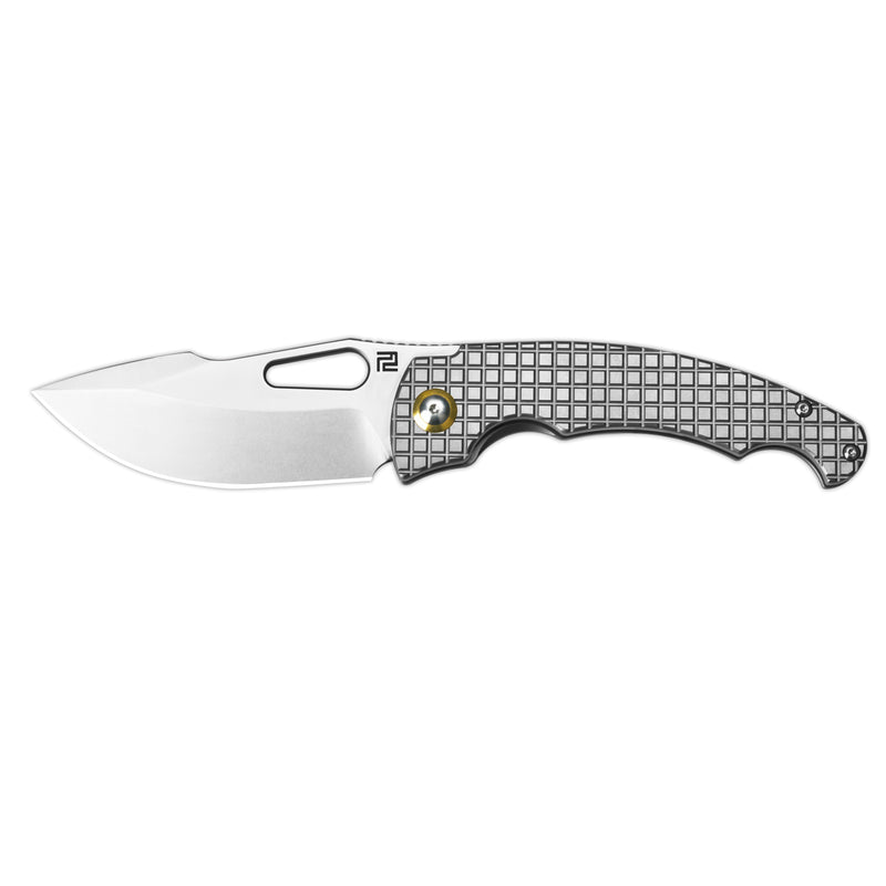 Artisan Cutlery Mini Xcellerator ATZ-1860GS CPM S90V Blade Titanium Handle Folding Knives