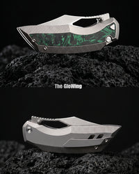 Building the Dark Wing | The GloWing | Gray Ti with an Atomic touch of GITD Carbon Fiber