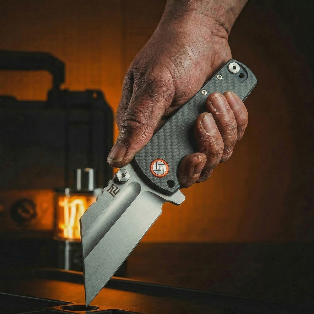 Artisan Cutlery Proponent ATZ-1820P D2 Blade Carbon Fiber Handle Folding Knives