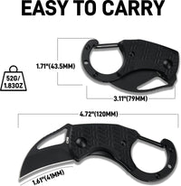 CJRB Anansi J1964 AR-RPM9 Steel Blade G10 Handle Folding Knives Black G10 Handle/Black PVD Finish