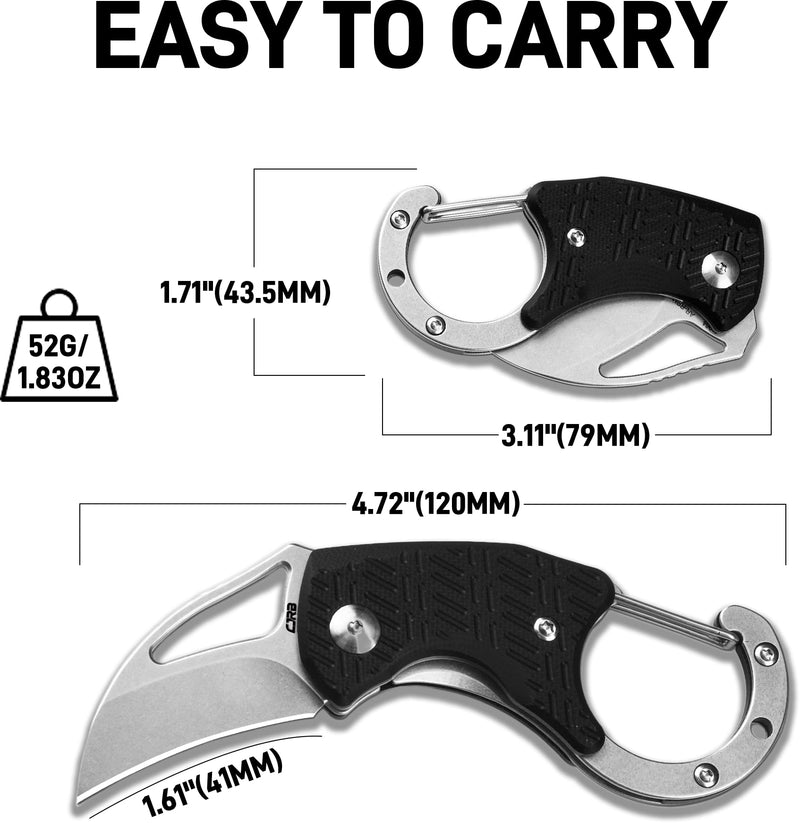 CJRB Anansi J1964 AR-RPM9 Steel Blade G10 Handle Folding Knives Black G10 Handle/Stone Wash Finish