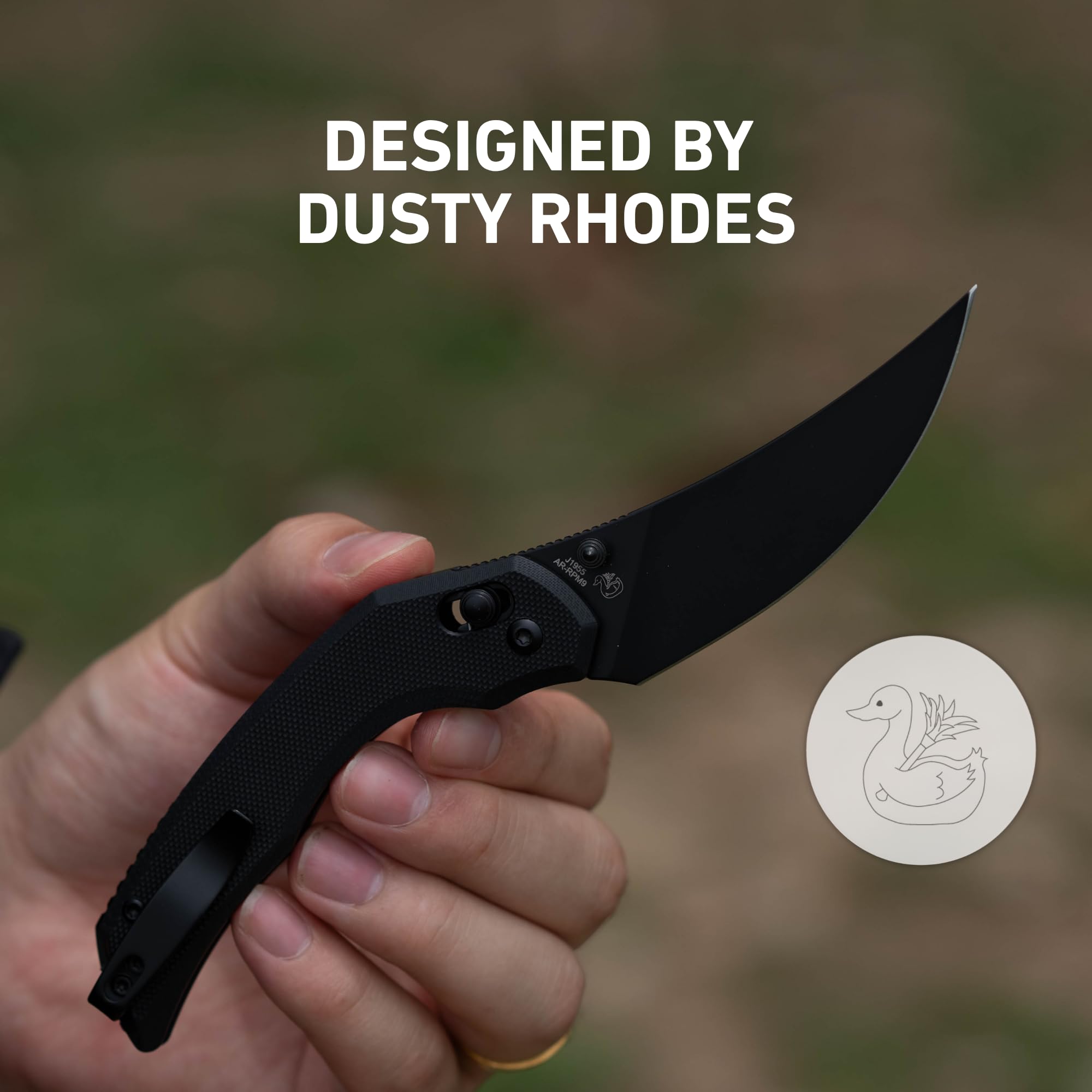 CJRB Nanner Front Flipper Crossbar lock Knife Black G10 H