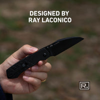 CJRB Kestrel J1962 AR-RPM9 Steel Blade G10 Handle Folding Knives Black