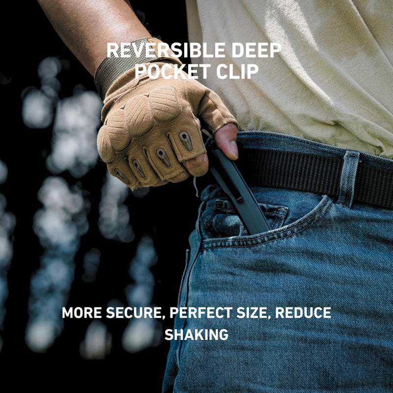 ArtisanCutlery Orthodox V2 Flipper & Liner Lock Knife Blue G10 Handle (3.54'' Black PVD Coating AR-RPM9 Blade) 1883P-BBU
