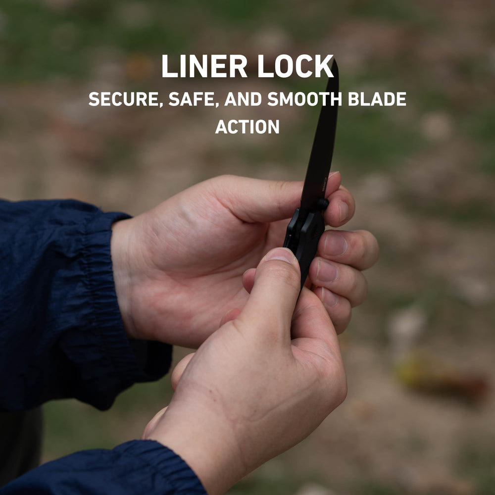 CJRB Kestrel J1962 AR-RPM9 Steel Blade G10 Handle Folding Knives Black