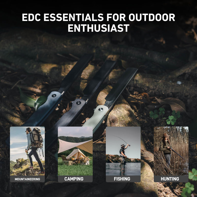 ArtisanCutlery Orthodox V2 Flipper & Liner Lock Knife Green G10 Handle (3.54'' Sand polish AR-RPM9 Blade) 1883P-NTG