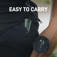 CJRB Glacier Button Lock Knife Smooth Steel + Micarta Handle (3.54'' Black PVD Coating AR-RPM9 Blade) J1961-BMGN