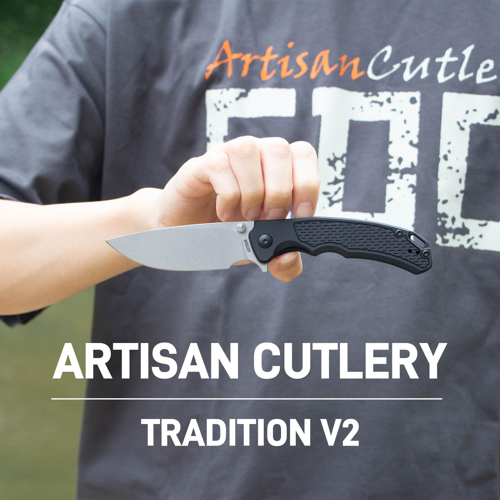 ArtisanCutlery Tradition V2 1702M AR-RPM9 BLADE G10 HANDL