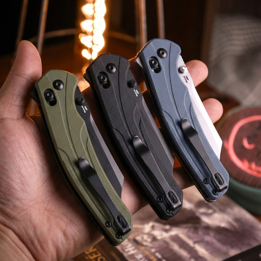 ArtisanCutlery Simoon Recoil Lock V2 Knife Blue G10 Handl