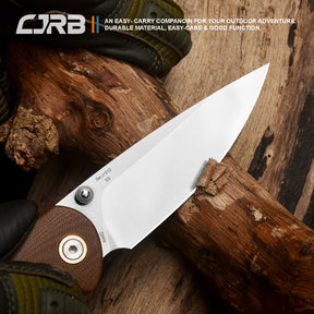 CJRB Feldspar J1912S D2 Blade G10(contoured & CNC pattern texture) Handle Folding Knives