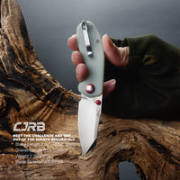 CJRB Maileah J1918 AR-RPM9 Steel Blade G10 Handle Folding Knives