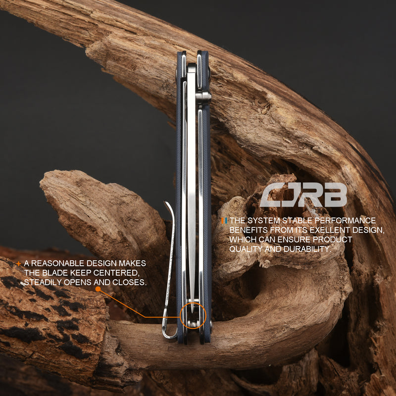 CJRB Ria J1917 12C27 Blade G10 Handle Folding Knives