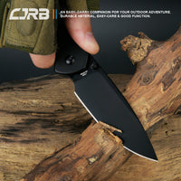 CJRB Pyrite J1925 AR-RPM9 Steel Blade Steel Handle Folding Knives
