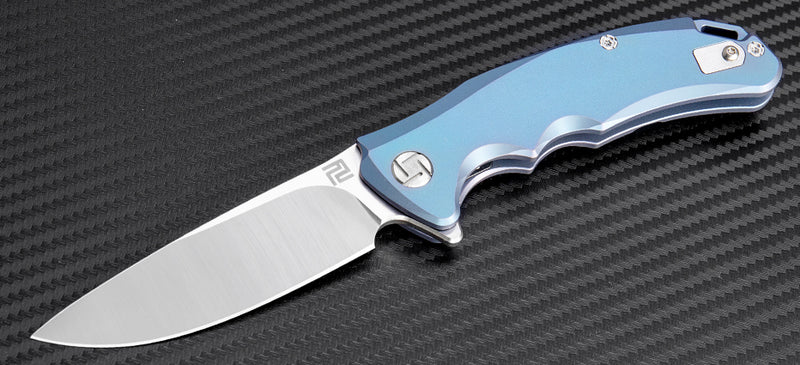 Artisan Cutlery Tradition ATZ-1702GS S35VN Blade Titanium Handle Folding Knives