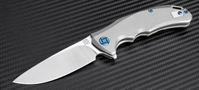 Artisan Cutlery Tradition ATZ-1702GS S35VN Blade Titanium Handle Folding Knives