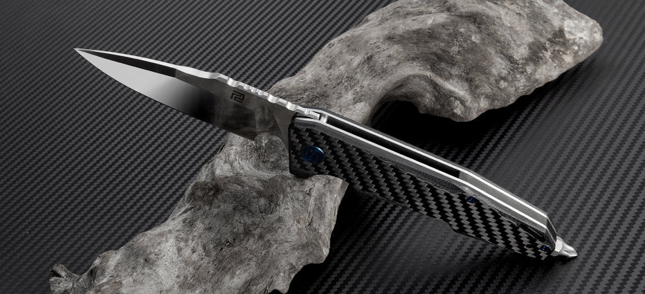 Artisan Cutlery Predator ATZ-1706P - S35VN Blade, Carbon Fiber Handle