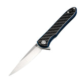 Artisan Cutlery Shark ATZ-1707PS D2 Blade Carbon Fiber Handle Folding Knives
