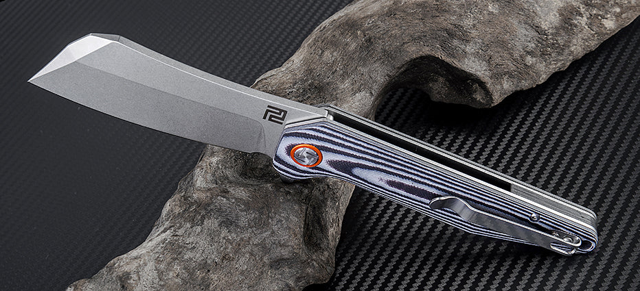 Artisan Cutlery Osprey ATZ-1803P D2 Blade G10(Curve) Handle Folding Knives