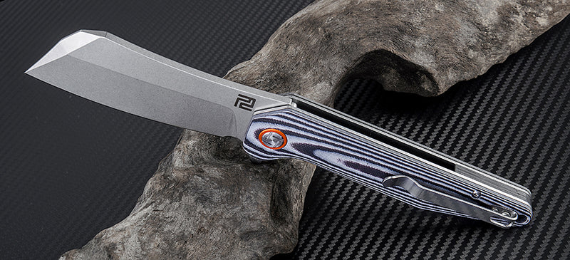 Artisan Cutlery Osprey ATZ-1803P D2 Blade G10(Curve) Handle Folding Knives