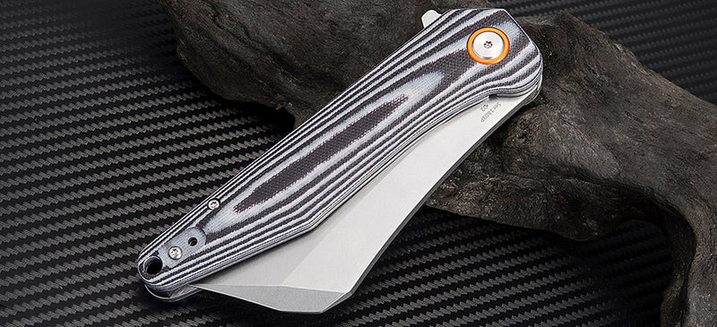 Artisan Cutlery Osprey ATZ-1803P D2 Blade G10(Curve) Handle Folding Knives